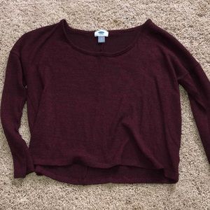 Old Navy Red Crop Top